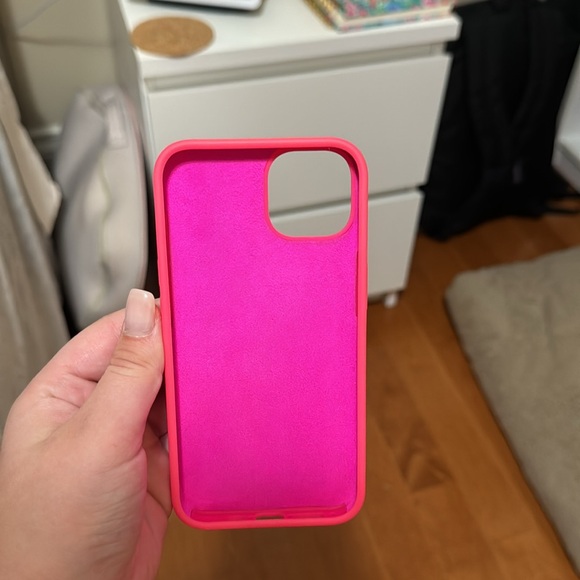 iPhone 13 Pink Silicone Case - Picture 2 of 2